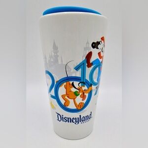 Disney Parks 2019 Disneyland Mickey and Friends Ceramic Travel Tumbler